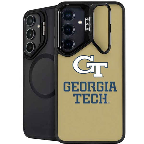Georgia Institute of Technology Gold LogoType GT Galaxy S24 FE Kickstand Case